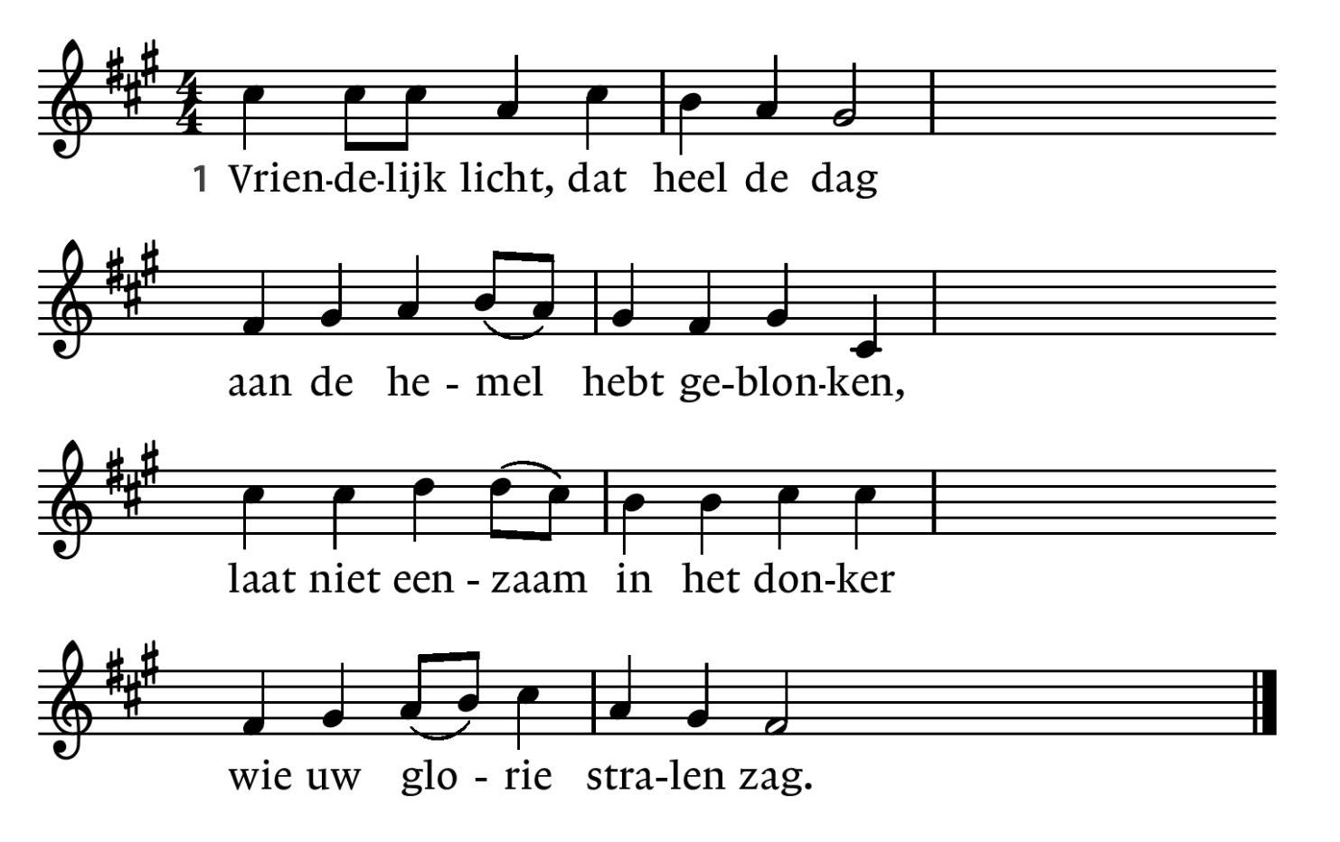 Vriendelijk licht